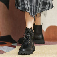 Cute Cat Ears Ankle Boots - Thumbnail 1