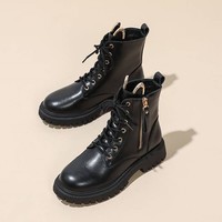 Cute Cat Ears Ankle Boots - Thumbnail 4