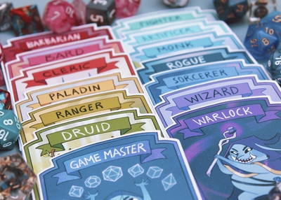 D&D Class Goblins Stickers