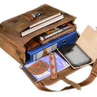 Handmade Got Leather Messenger Laptop,Bag Shoulder strip Bag   - Thumbnail 1