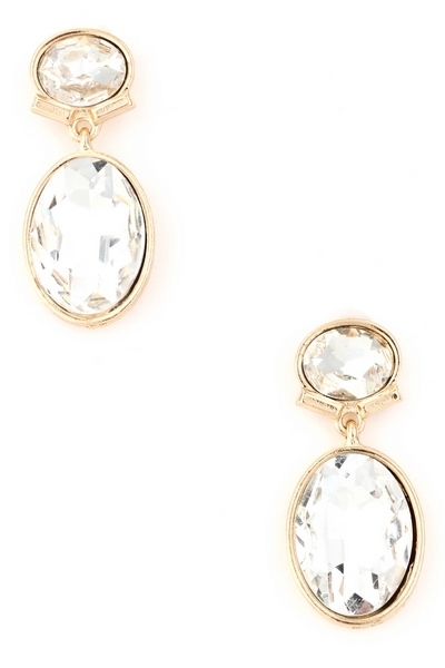 With Love Glass Stone Earrings