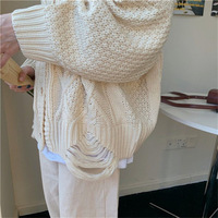 Vintage Round Neck Cardigan - Thumbnail 6