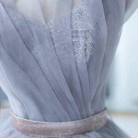 Cute tulle lace long ball gown dress evening dress - Thumbnail 2