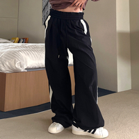 STRIPE WIDE LEG TRACK PANTS - Thumbnail 3