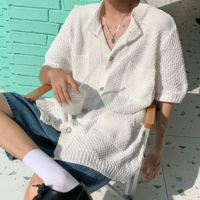 Free Shipping-90s KNITTED THROUGH SHIRT - Thumbnail 2