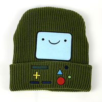 New cute game console smiley embroidery hip hop knit hat - Thumbnail 2