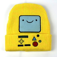New cute game console smiley embroidery hip hop knit hat - Thumbnail 3
