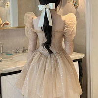 Cute tulle short prom dress homecoming dress - Thumbnail 2