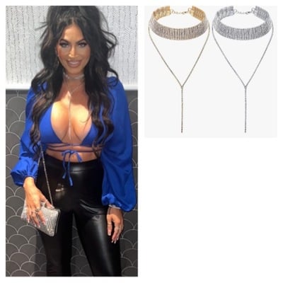 Rhinestone choker - td - Thumbnail 3