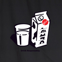 Milk Tee, Black - Thumbnail 1