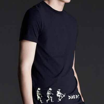 Evolution tee, black