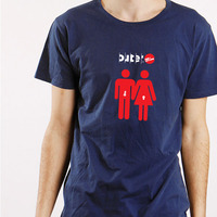 Couple Tee, Navy Blue - Thumbnail 1