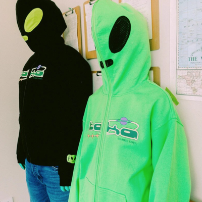 Alien full zip up jacket
