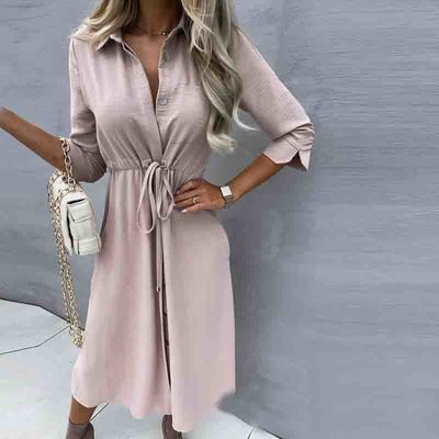 Fashion Sexy Temperament Long Sleeve Dress