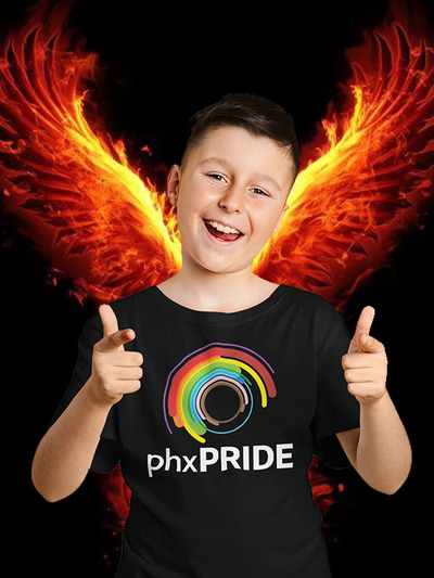 Phoenix Pride Logo Official Youth T-shirt