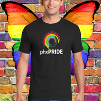 Phoenix Pride Logo Official Unisex V-neck T-shirt - Thumbnail 3