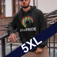 Phoenix Pride Official Logo Unisex T-shirt - Thumbnail 4