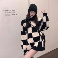 Checkerboard Sweater - Thumbnail 1
