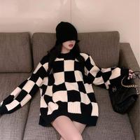 Checkerboard Sweater - Thumbnail 2