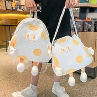 Cute Cheese Backpack/Shoulder Bag - Thumbnail 1