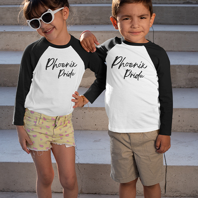 Phoenix pride toddler baseball t-shirt - Thumbnail 5