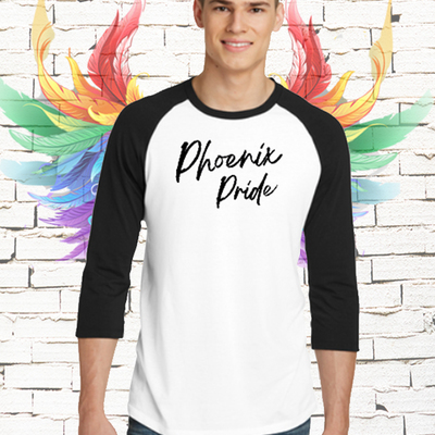 Phoenix pride baseball unisex t-shirt - Thumbnail 4