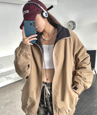 Free Shipping-VINTAGE 90s WORKER JACKET