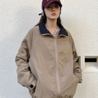 Free Shipping-VINTAGE 90s WORKER JACKET - Thumbnail 2