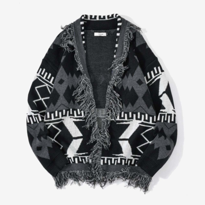 Free shipping-vintage ethnic cardigan - Thumbnail 3