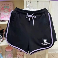 Anime High Waist Shorts Aesthetic Casual E-Girl Kawaii Korean Japanese Harajuku - Thumbnail 2