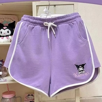 Anime High Waist Shorts Aesthetic Casual E-Girl Kawaii Korean Japanese Harajuku - Thumbnail 4