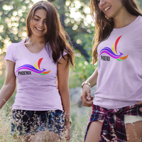 Rainbow Phoenix Lt Pink Hoodie - Thumbnail 5