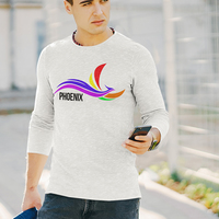 Rainbow Phoenix Heather Orange Unisex T-shirt - Thumbnail 3