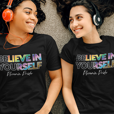 Phoenix 2022 theme womens cut black t-shirt - Thumbnail 2