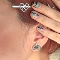 Free Shipping-Y2K JAPANESE "LOVE" HAIR CLIP - Thumbnail 1