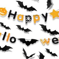 24PCS Scary Bats Halloween Decoration Decor Wall Decal DIY Stickers - Thumbnail 1