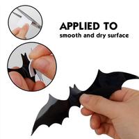 24PCS Scary Bats Halloween Decoration Decor Wall Decal DIY Stickers - Thumbnail 4