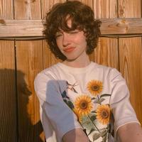 Sun Flower Bird Printed Tee - Thumbnail 3