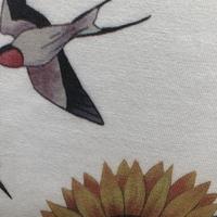 Sun Flower Bird Printed Tee - Thumbnail 4