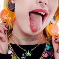 Shiny Girl Gang Transparent Heart Dangle Earrings - Thumbnail 1