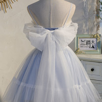 Cute tulle lace short prom dress homecoming dress - Thumbnail 3