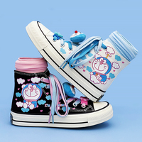 Cute Cartoon Handpainted High Top Shoes  - 3colors - Thumbnail 6
