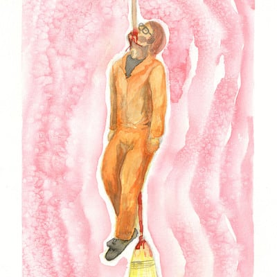 Cannibal dahmercaust - original watercolor painting