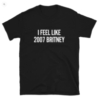 Free Shipping-I FEEL LIKE 2007 BRITNEY TEE - Thumbnail 2