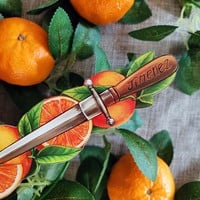Dagger + Oranges bookmark - Thumbnail 1
