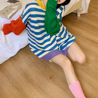 Color Block Stripe Jumper Sweater - Thumbnail 3