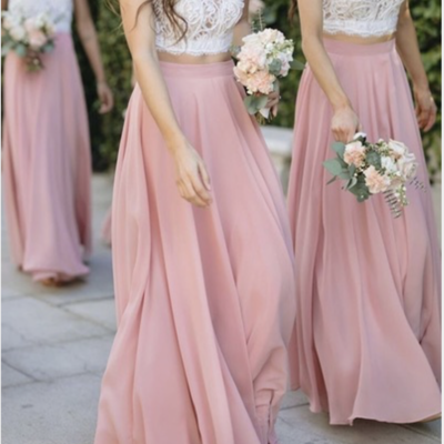 Two piece bridesmaid dresses bd09 - Thumbnail 3
