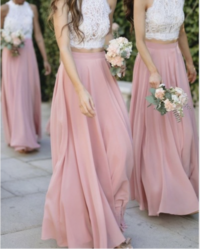 Two Piece Bridesmaid Dresses BD09