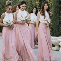 Two Piece Bridesmaid Dresses BD09 - Thumbnail 1