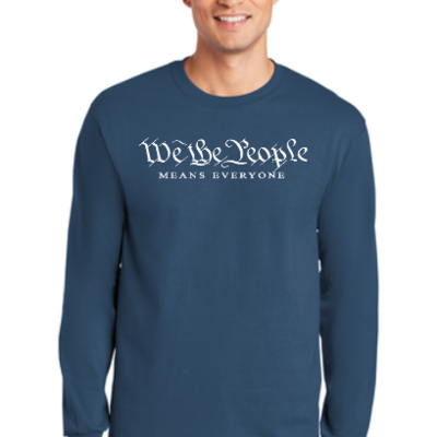 We the people indigo long sleeve t-shirt - Thumbnail 4